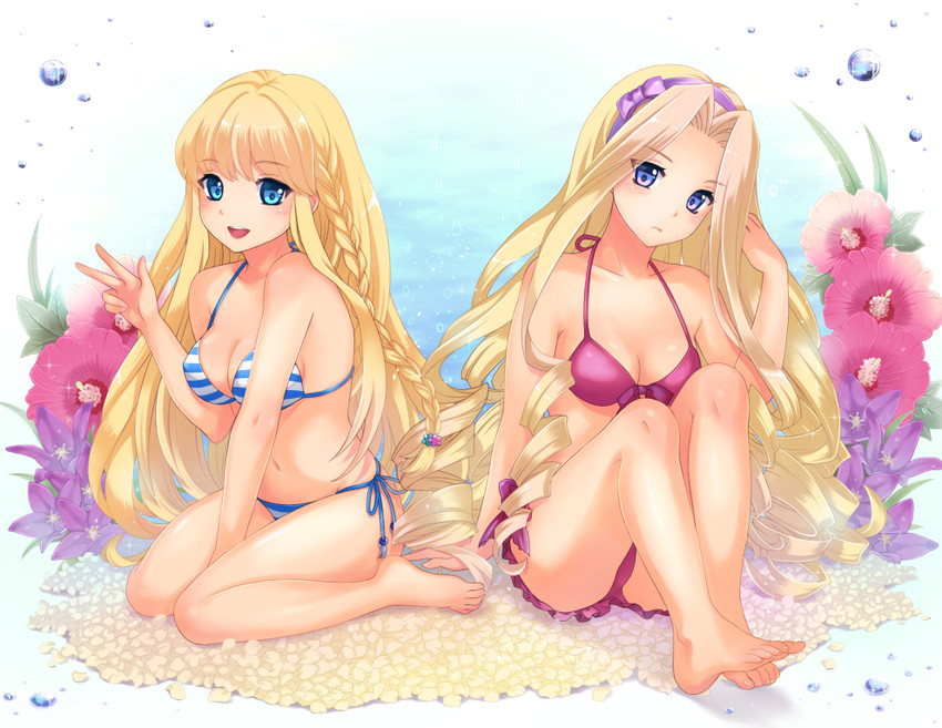 tichiel juspian and cloe da pontina (tales weaver) drawn by akito_(yukiseakito)