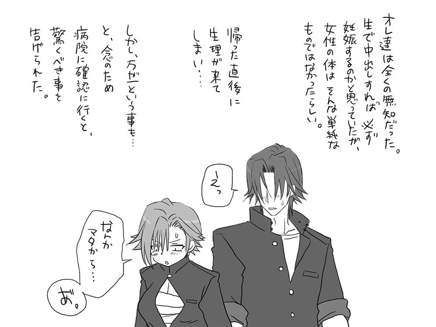 igarashi kyou and hasumi souji (seitenkango. shinyuu to) drawn by eroe