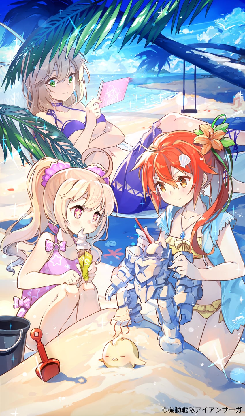 charlotte, tysha, and airu (iron saga) drawn by kinoshita_neko