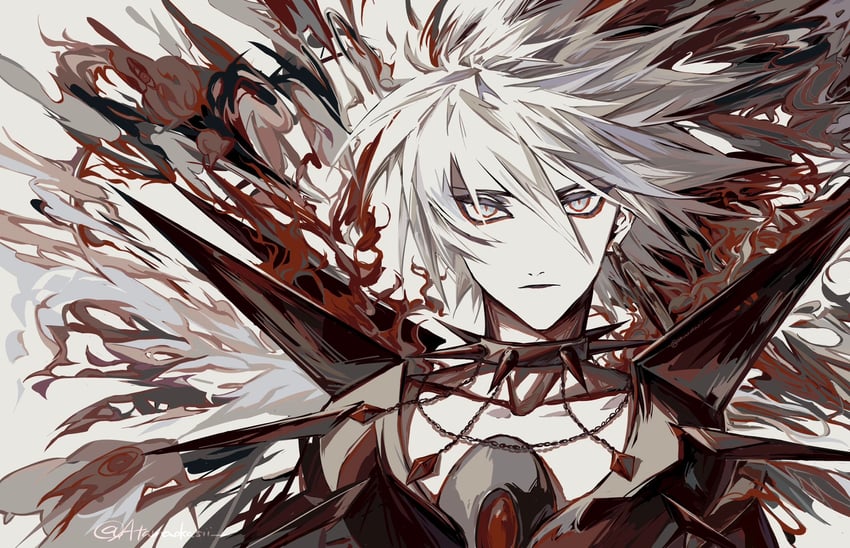 karna (fate and 3 more) drawn by ruki_atamaokasii