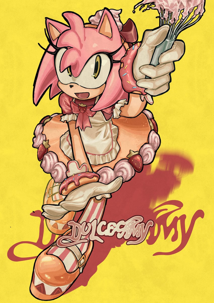 amy rose (sonic and 2 more) drawn by livpoid