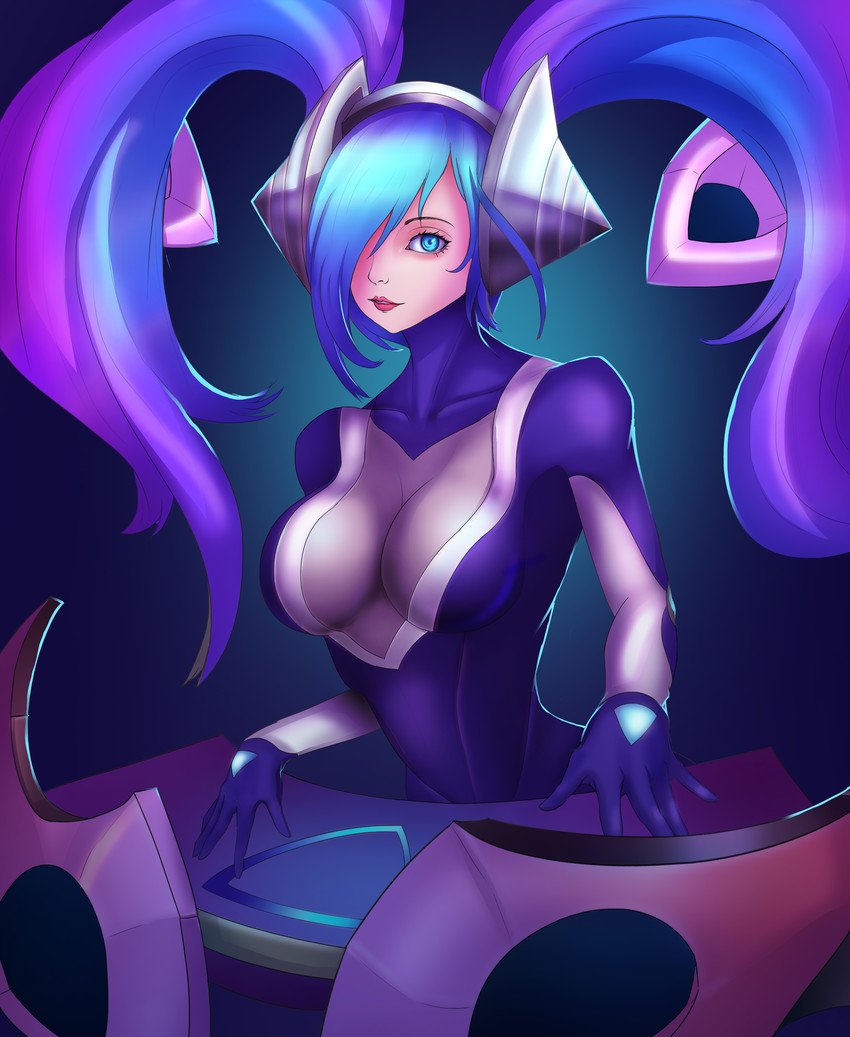 sona and dj sona (league of legends) drawn by vinn_lam
