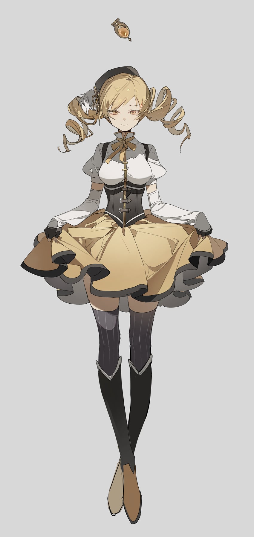 tomoe mami (mahou shoujo madoka magica) drawn by zhibuji_loom