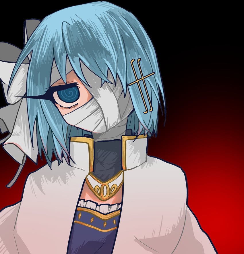 miki sayaka (mahou shoujo madoka magica and 1 more) drawn by rabbit11201206
