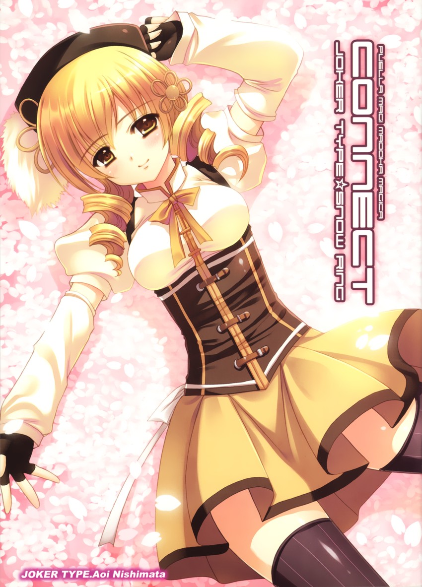 tomoe mami (mahou shoujo madoka magica) drawn by nishimata_aoi