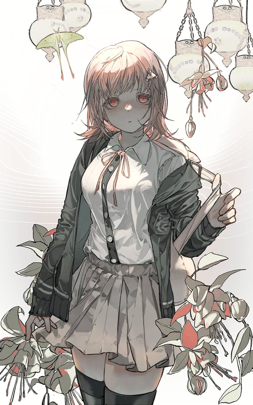 nanami chiaki (danganronpa and 2 more) drawn by ku_(covin_tan)