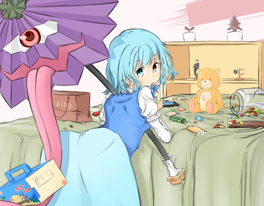tatara kogasa (touhou and 2 more) drawn by hoshifune