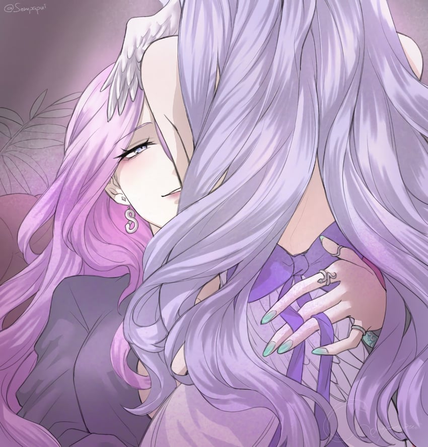 robin and jade (honkai and 1 more) drawn by sompapui
