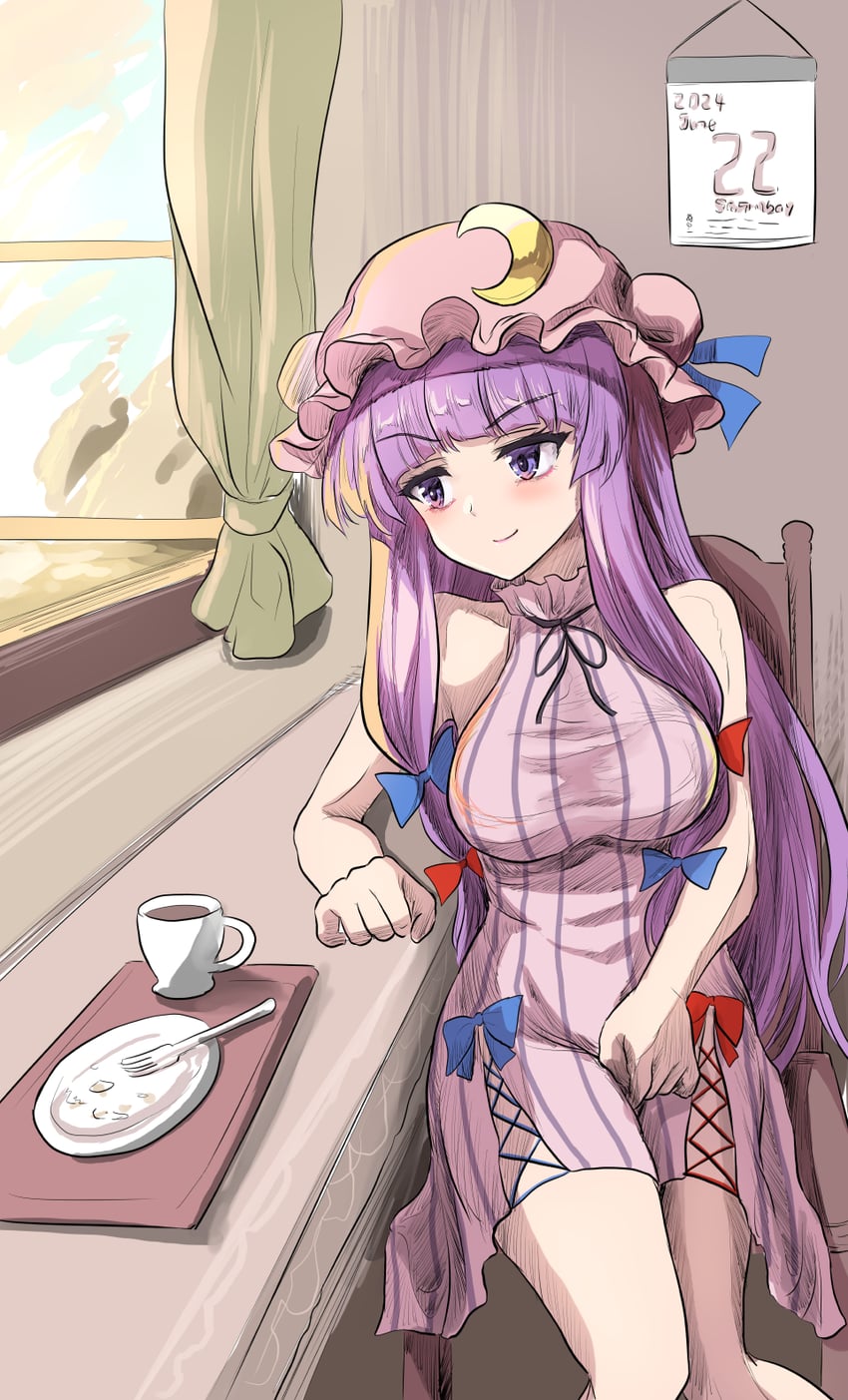 patchouli knowledge (touhou) drawn by namiki_(remiter00)