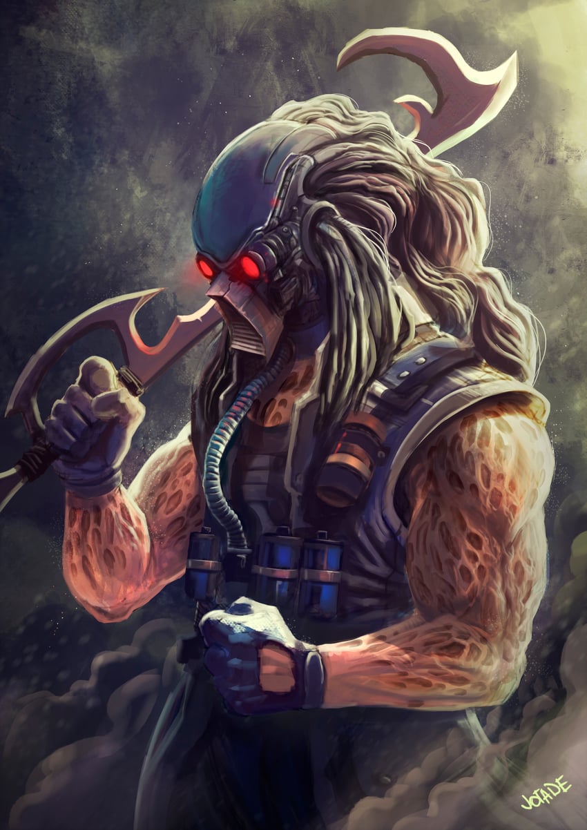 kabal (mortal kombat and 1 more) drawn by juandiegoleon