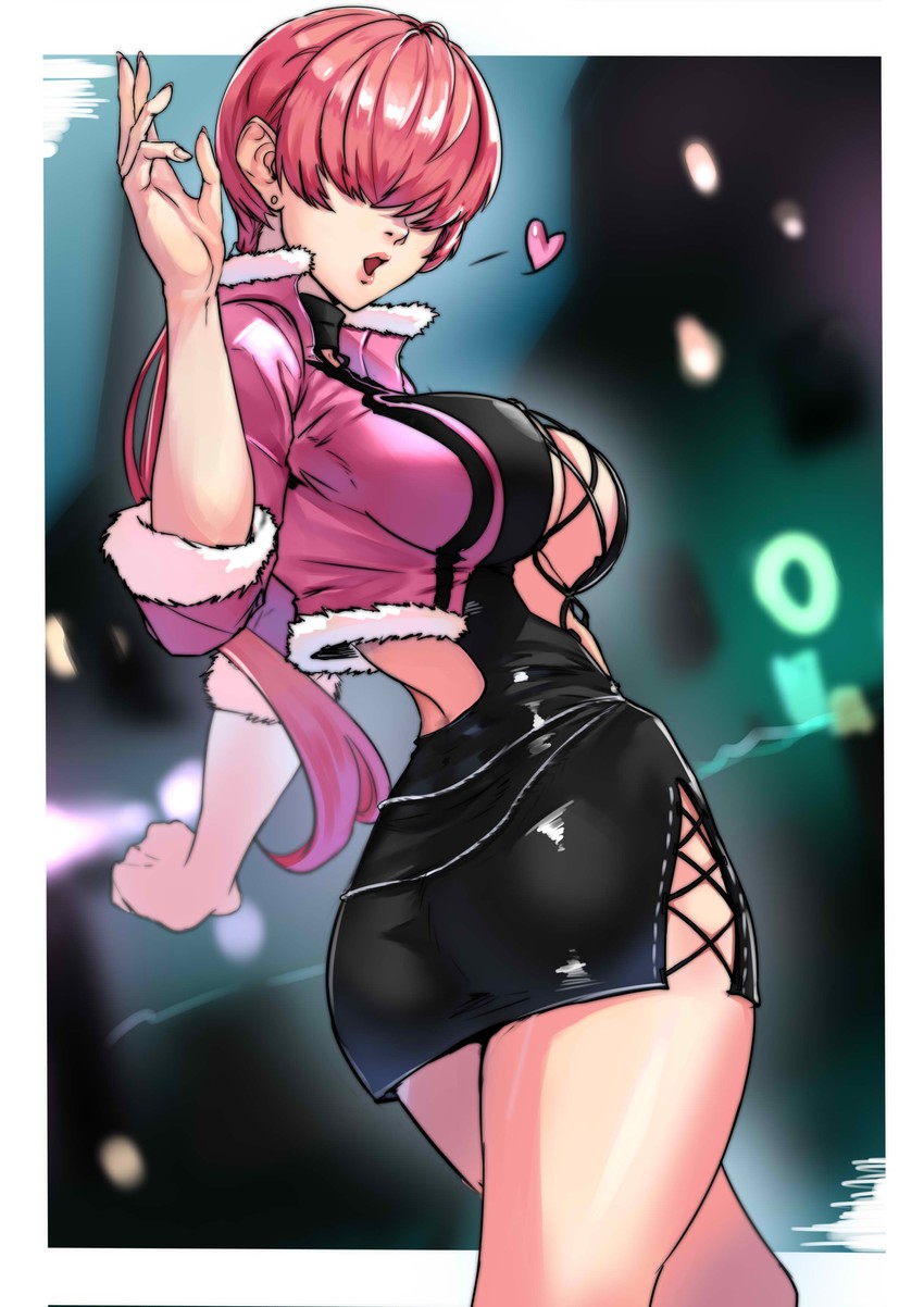 shermie (the king of fighters and 1 more) drawn by juaag_acgy