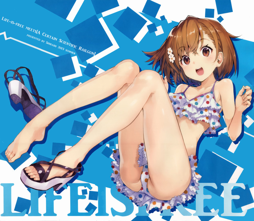 misaka mikoto (toaru majutsu no index and 1 more) drawn by shirabi
