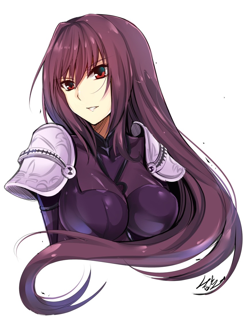 scathach (fate and 1 more) drawn by gu_li