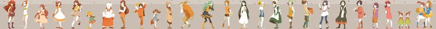 lass, swimmer, ace trainer, pokemon ranger, pokemon breeder, and 20 more (pokemon and 1 more) drawn by o-ishi