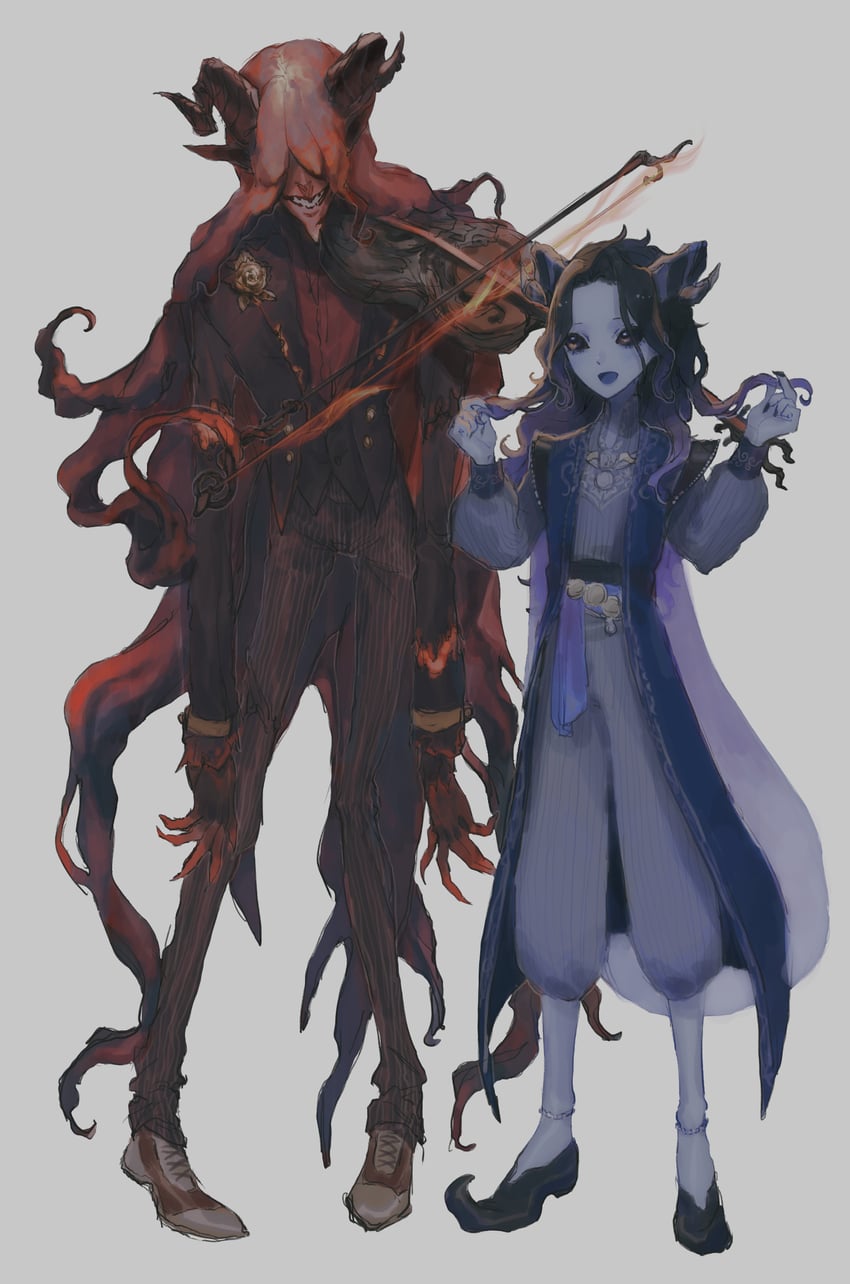 joseph desaulniers and antonio (identity v) drawn by jiz_(pffbq)