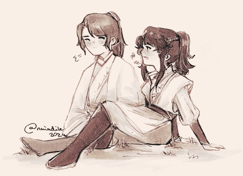 ming fan and yang yixuan (renzha fanpai zijiu xitong) drawn by naiadite