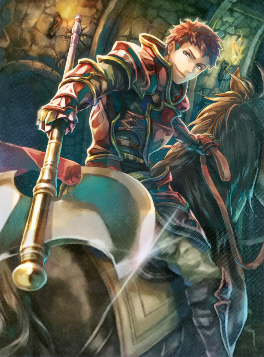 kieran (fire emblem and 2 more) drawn by bisaiiiii
