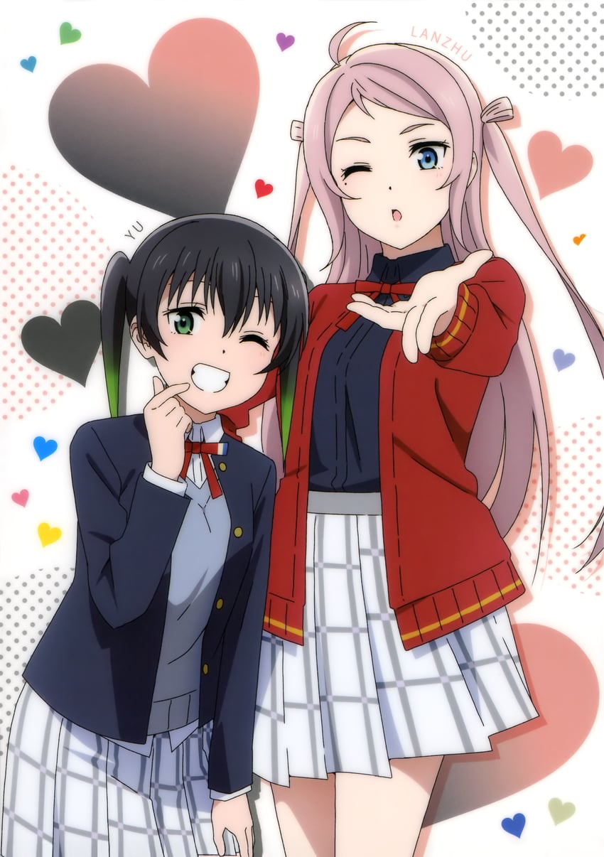 takasaki yu and zhong lanzhu (love live! and 1 more)