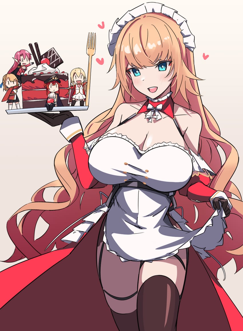 prince of wales, monarch, duke of york, howe, and king george v (azur lane) drawn by kotalier