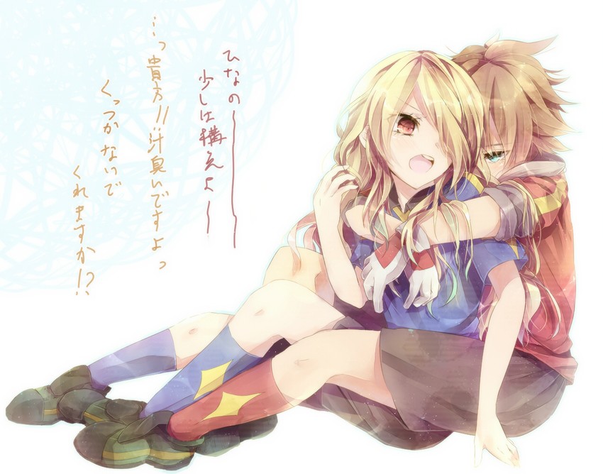 hinano kinsuke and sata tosamaru (inazuma eleven go and 1 more) drawn by shain_roki