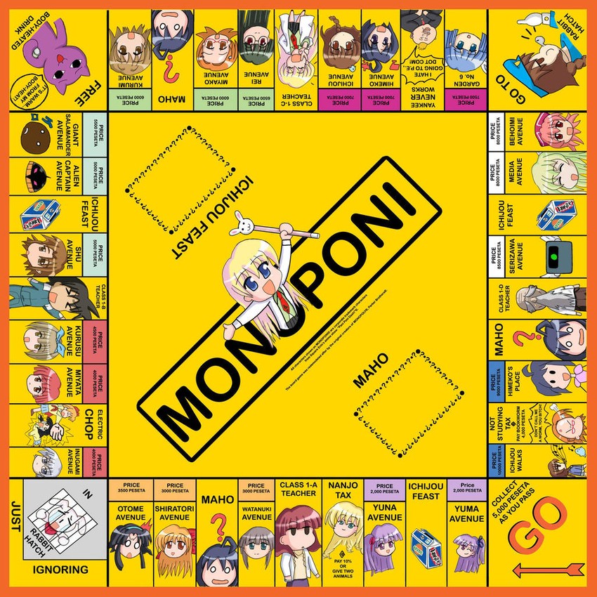 rebecca miyamoto, serizawa akane, katagiri himeko, tachibana rei, mesousa, and 11 more (pani poni dash! and 1 more) drawn by banzatou