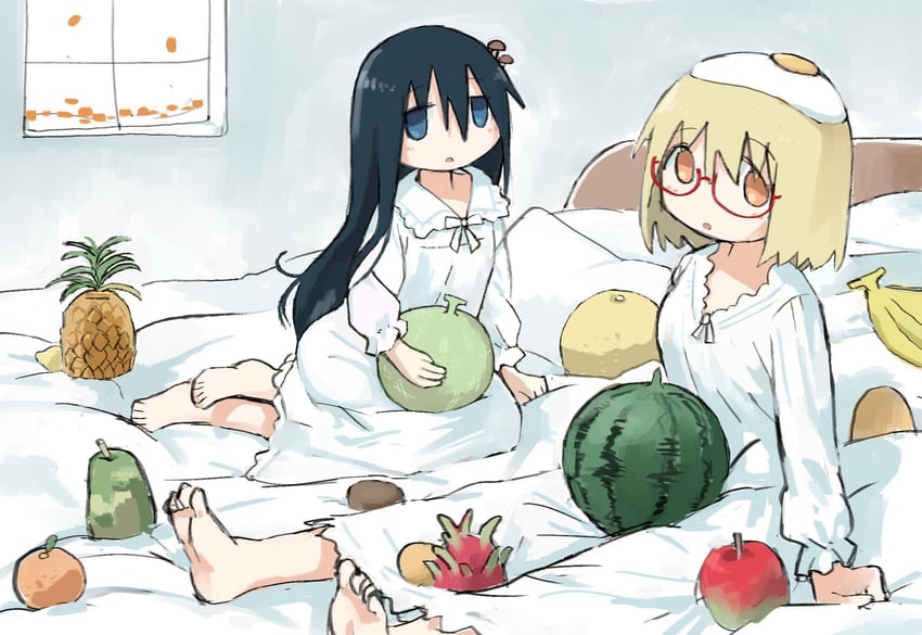 tsukishima shijima and yamashita majime (shimeji simulation) drawn by tsukumizu_yuu