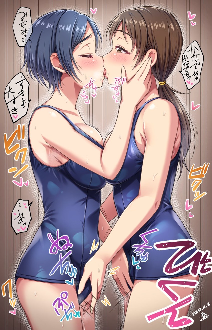 nitta minami and hayami kanade (idolmaster and 2 more) drawn by yoohi