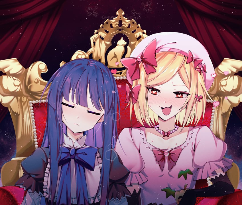 frederica bernkastel and lambdadelta (umineko no naku koro ni) drawn by chen_yan