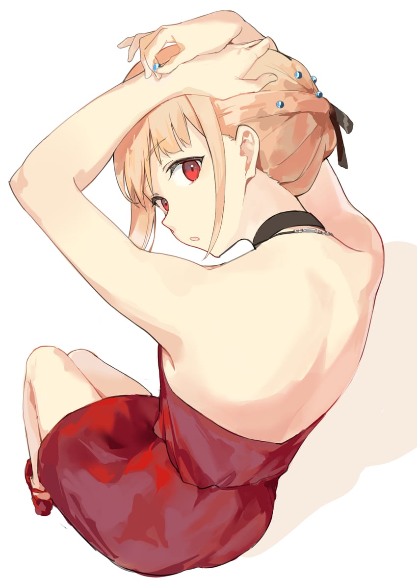 nishikigi chisato (lycoris recoil) drawn by qingtian_bu_xi_huai_hai_zhi