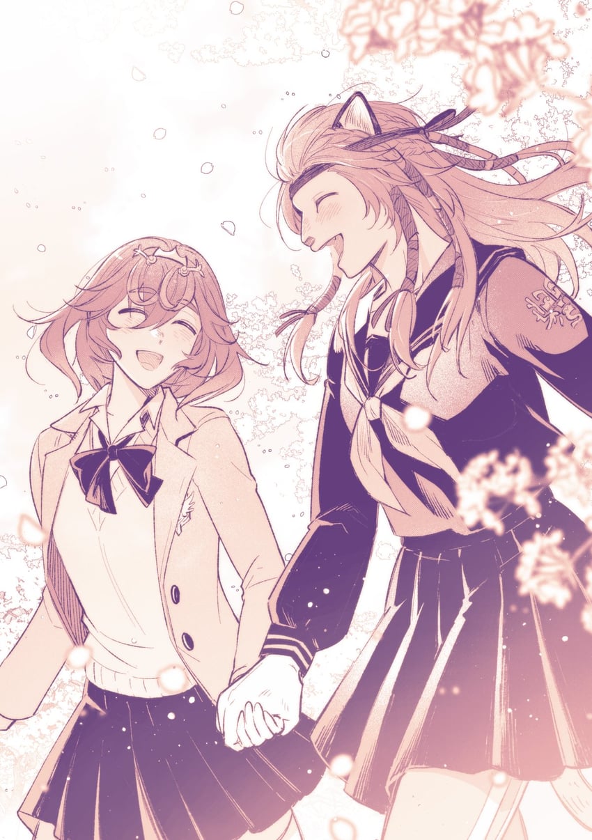 sphene and wuk lamat (final fantasy and 1 more) drawn by shrimp_sandwich