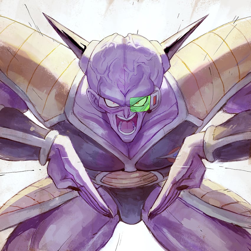 captain ginyu (dragon ball and 1 more) drawn by garrett_hanna