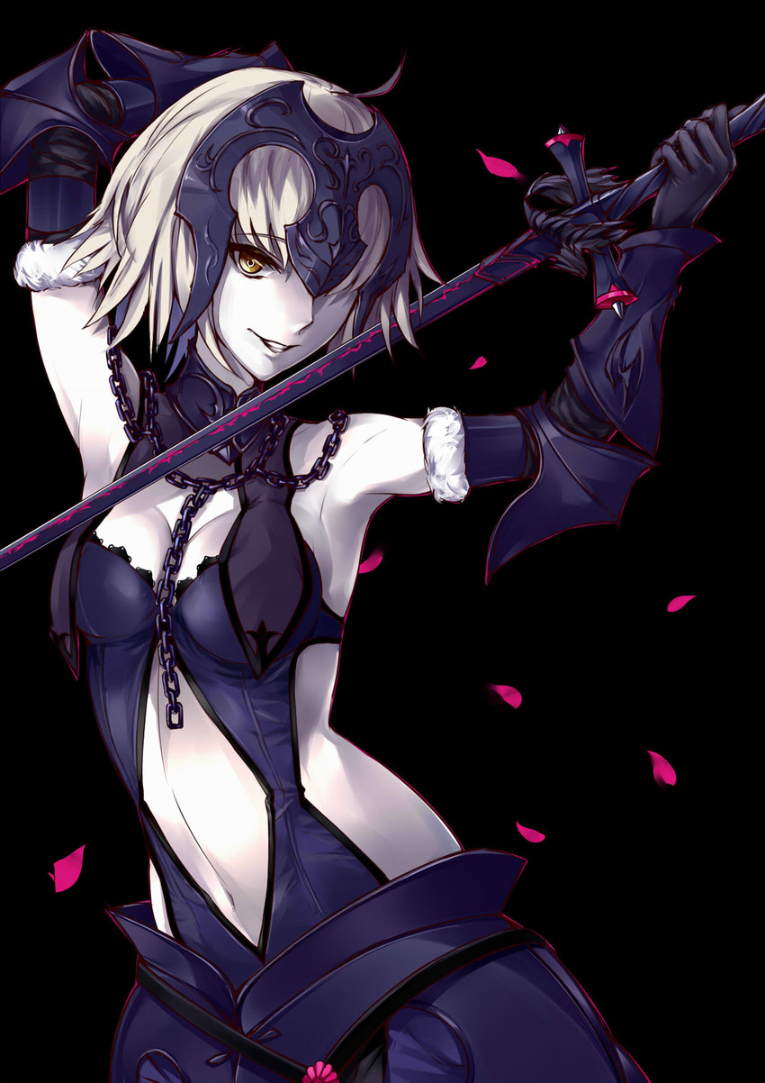 jeanne d'arc alter (fate and 1 more) drawn by hamidasu