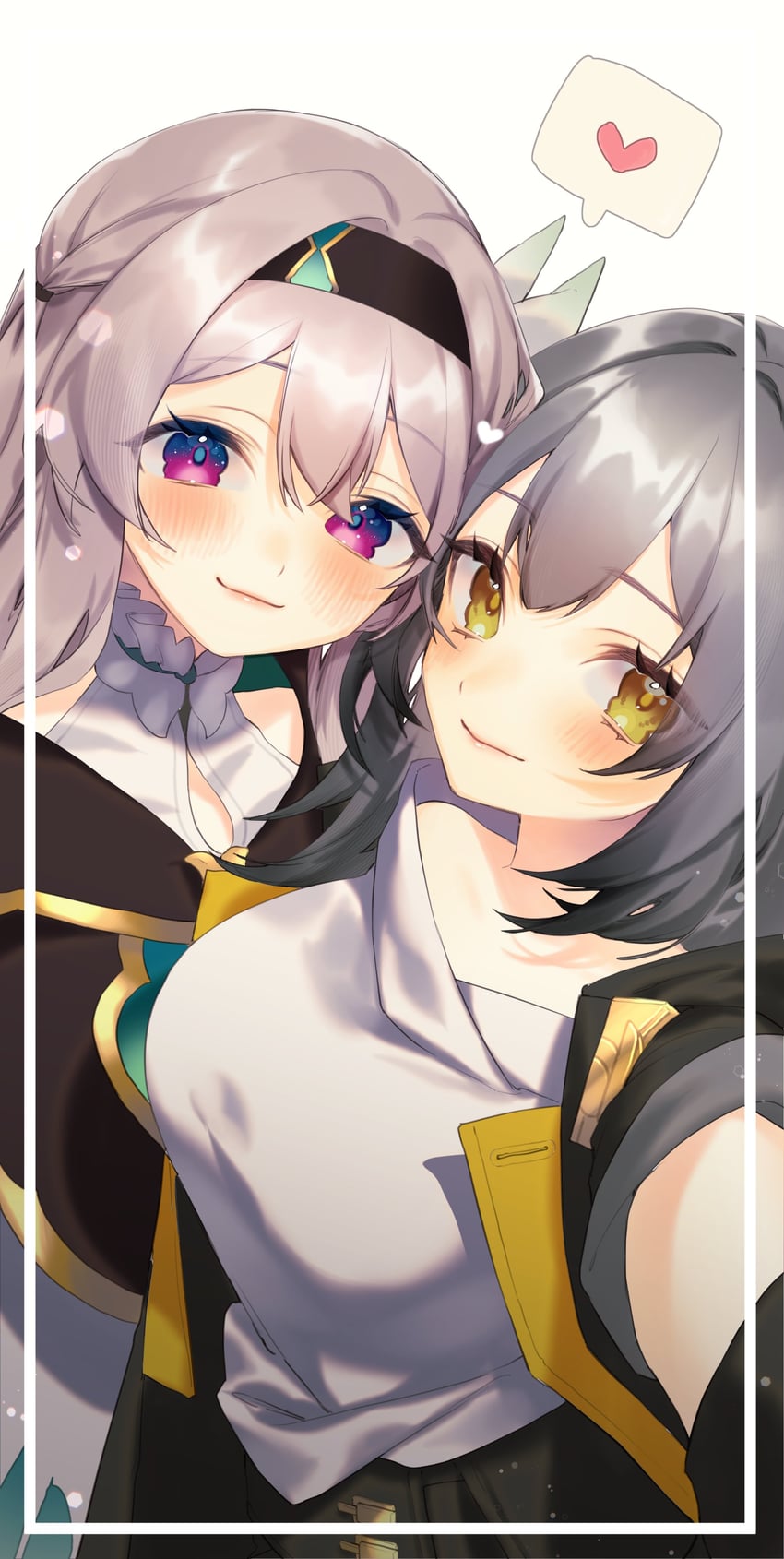 trailblazer, firefly, and stelle (honkai and 1 more) drawn by mokokiyo_(asaddr)