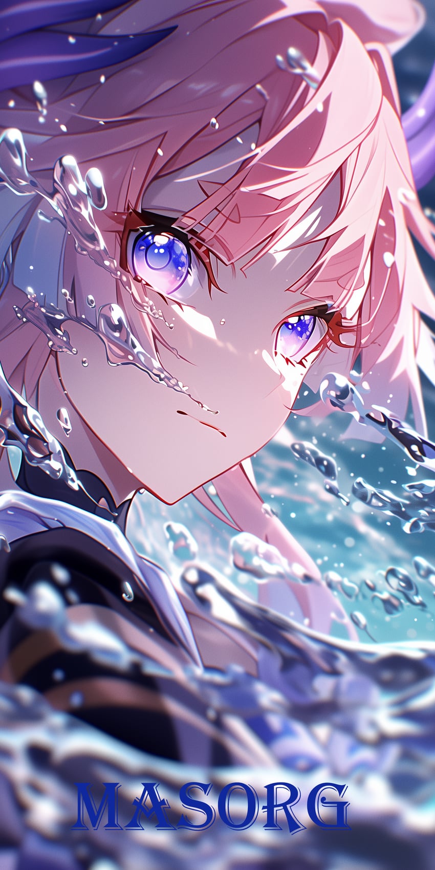 sangonomiya kokomi (genshin impact) drawn by masorg