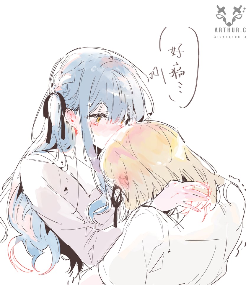 togawa sakiko and misumi uika (bang dream! and 1 more) drawn by arthur_c
