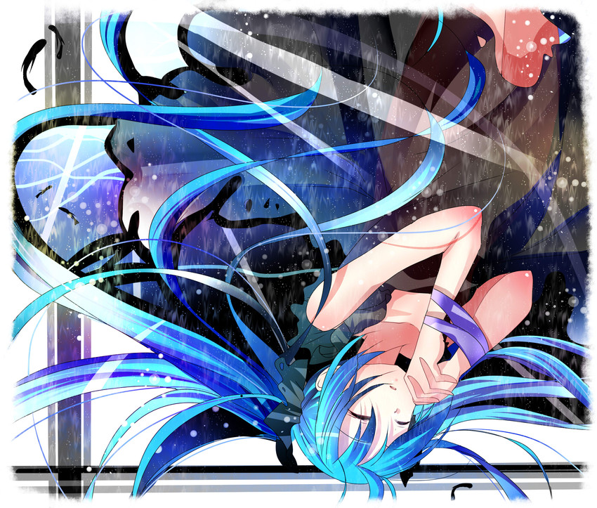 hatsune miku (vocaloid and 1 more) drawn by umi_no_suzuka