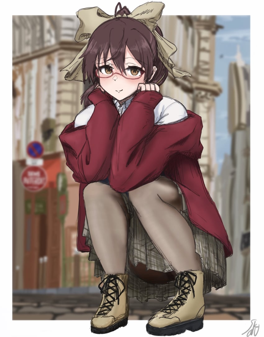 gertrud barkhorn (world witches series and 1 more) drawn by saku_1424