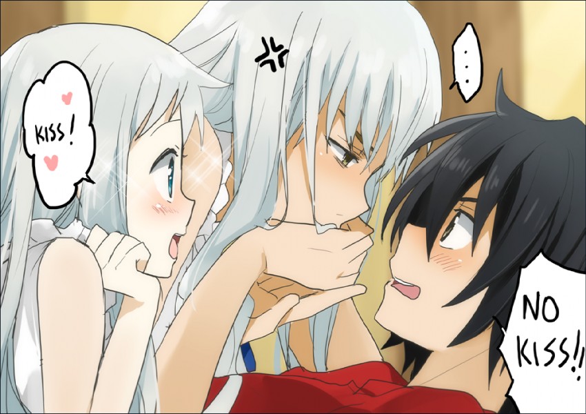 honma meiko, yadomi jinta, and matsuyuki atsumu (ano hi mita hana no namae wo bokutachi wa mada shiranai.) drawn by kurot