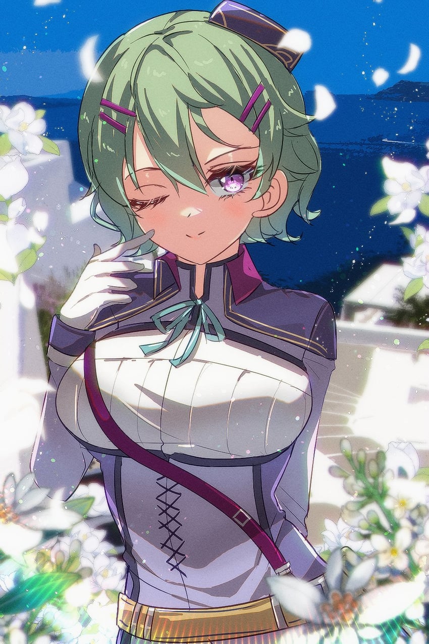 musse egret (eiyuu densetsu and 2 more) drawn by zer00han