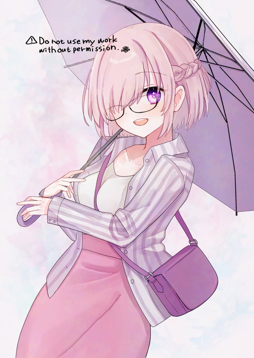 mash kyrielight (fate and 1 more) drawn by harukappa