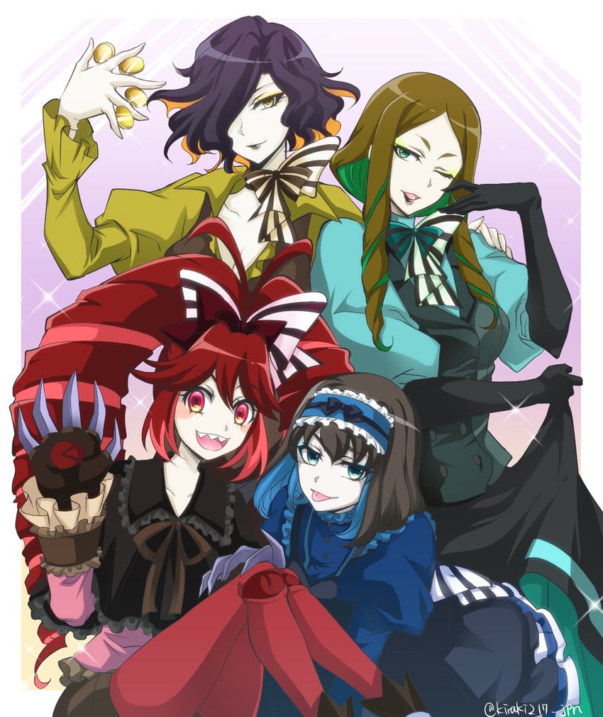 garie tuman, micha jawkan, phara suyuf, and leiur darahim (senki zesshou symphogear) drawn by kiraki