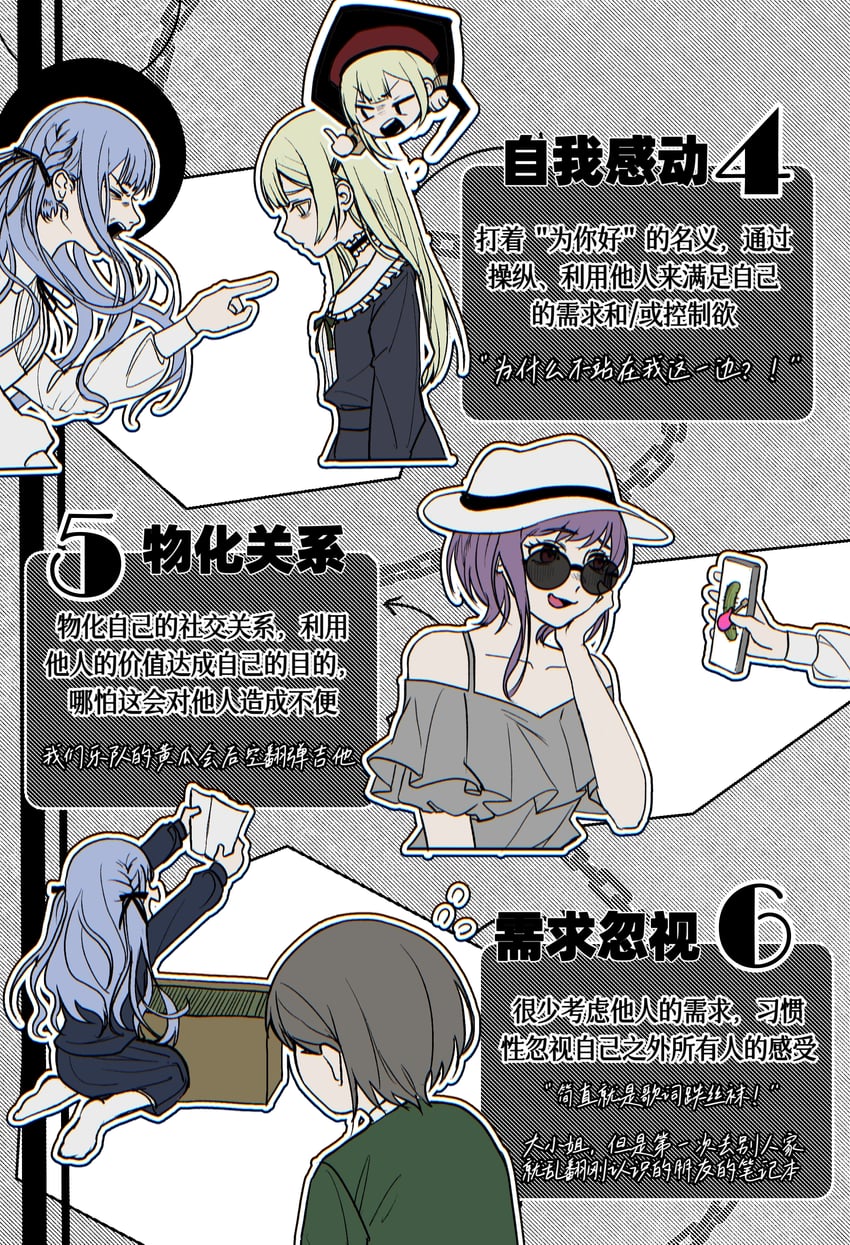 togawa sakiko, wakaba mutsumi, takamatsu tomori, mortis, and yuutenji nyamu (bang dream! and 1 more) drawn by matojenmaasta