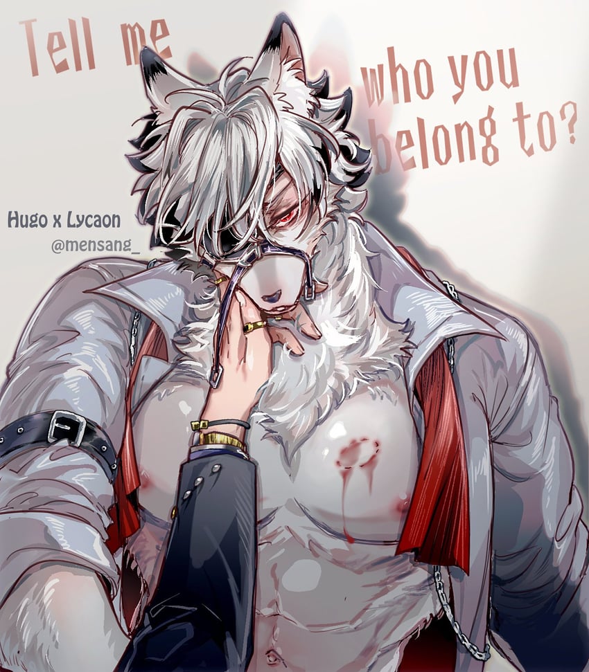 von lycaon and hugo vlad (zenless zone zero) drawn by mensang