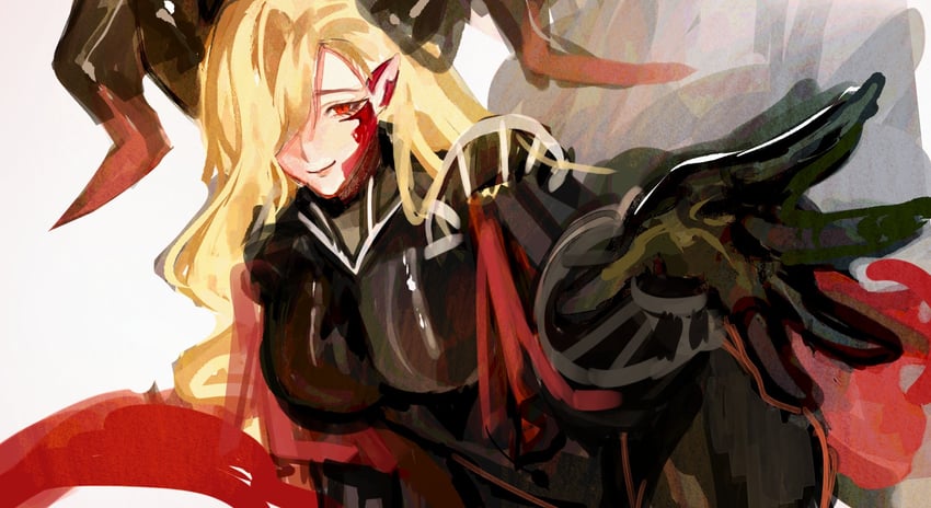 nero claudius and queen draco (fate and 1 more) drawn by resenri