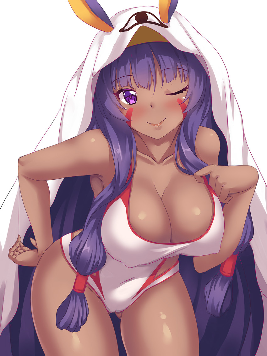 nitocris and medjed (fate and 1 more) drawn by nottytiffy