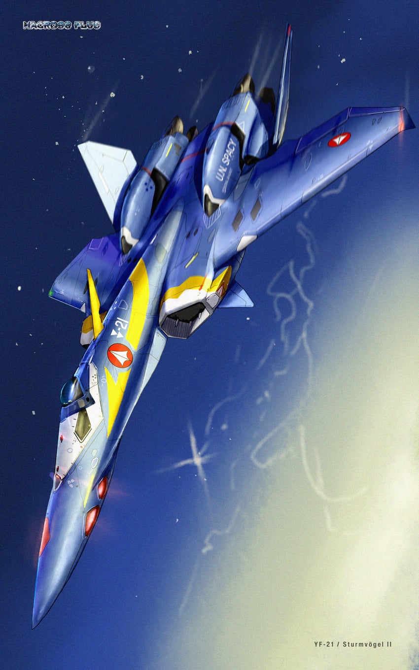 yf-21 (macross and 1 more) drawn by asterozoa