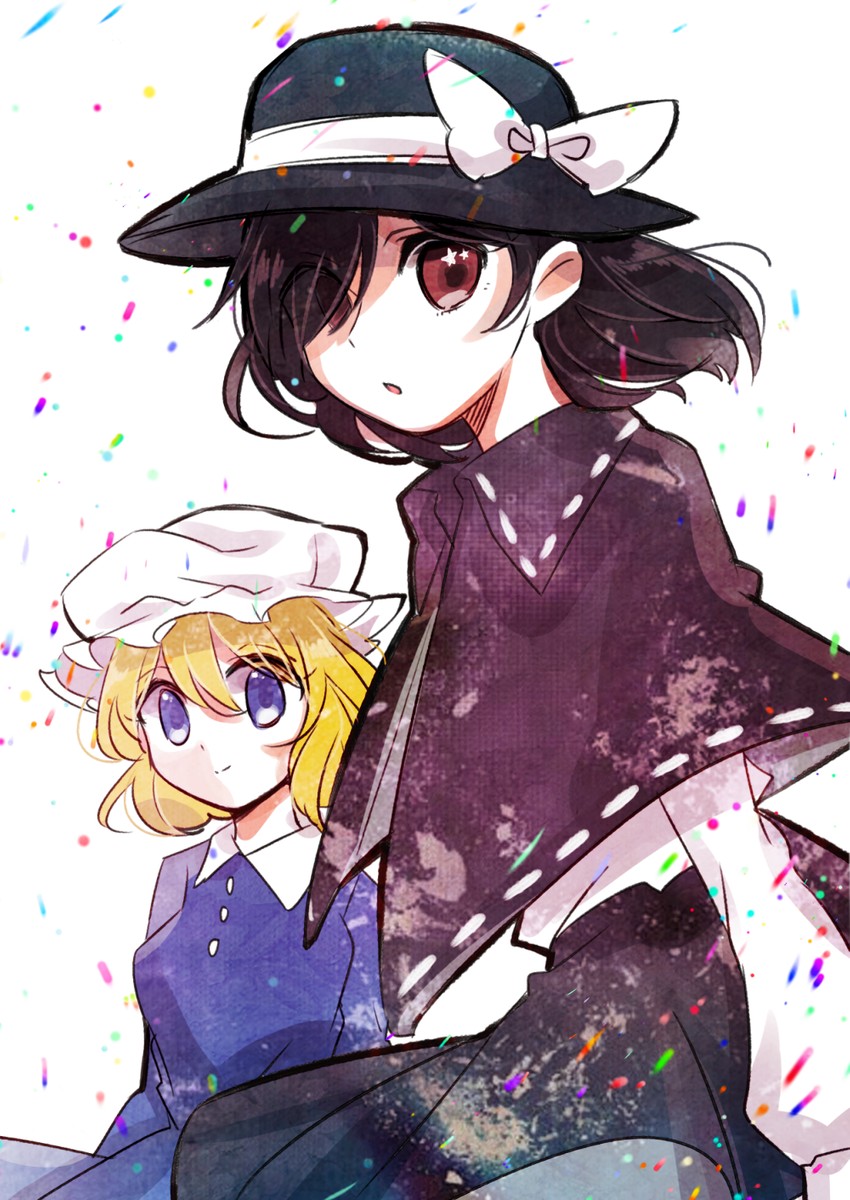 usami renko and maribel hearn (touhou) drawn by tama_(hiroshige_36)