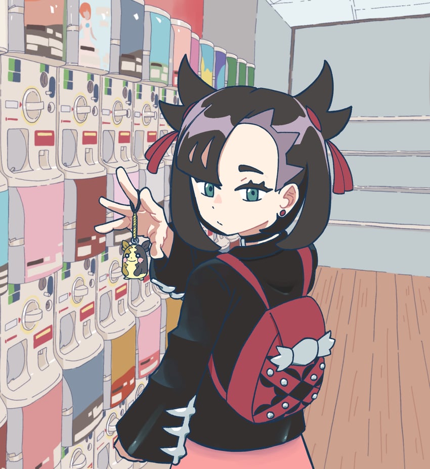 marnie and morpeko (pokemon and 1 more) drawn by frillza