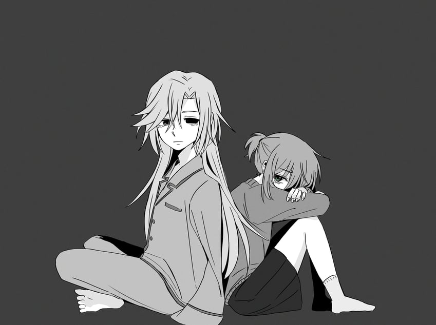 hatori chise and joseph cartaphilus (mahou tsukai no yome) drawn by delfuze