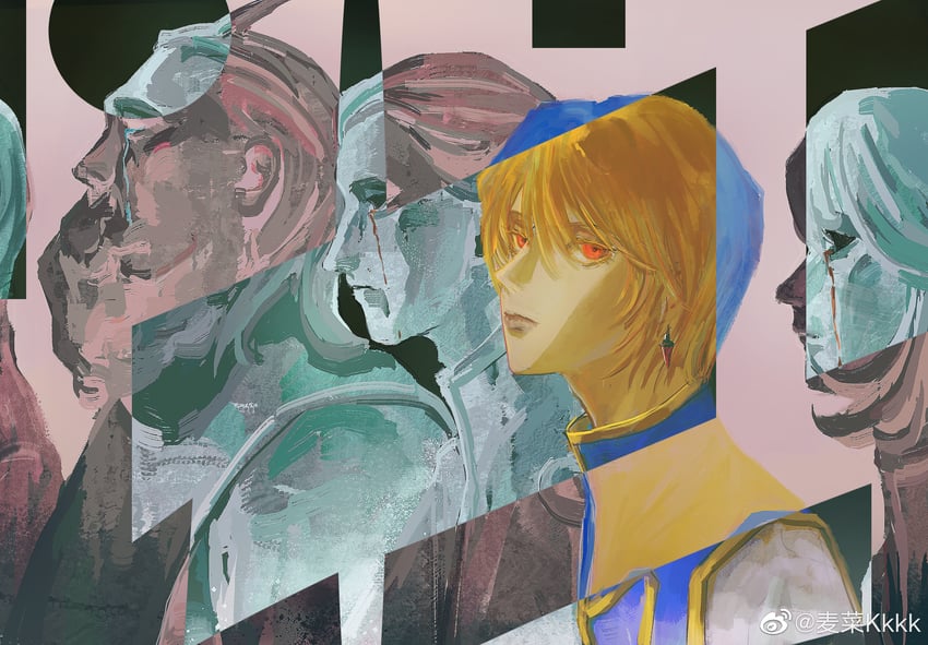 kurapika (hunter x hunter) drawn by meitian_chi_yi_jin_youmaicai